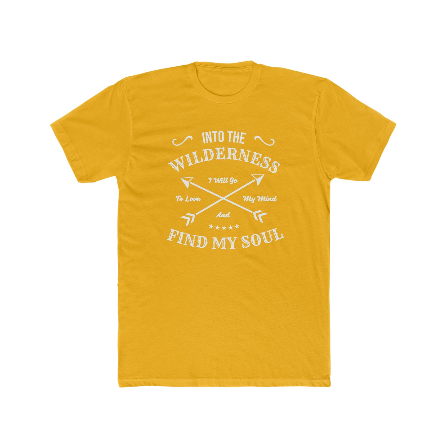 Into The Wilderness I Will Go... - Men's Cotton Crew Tee