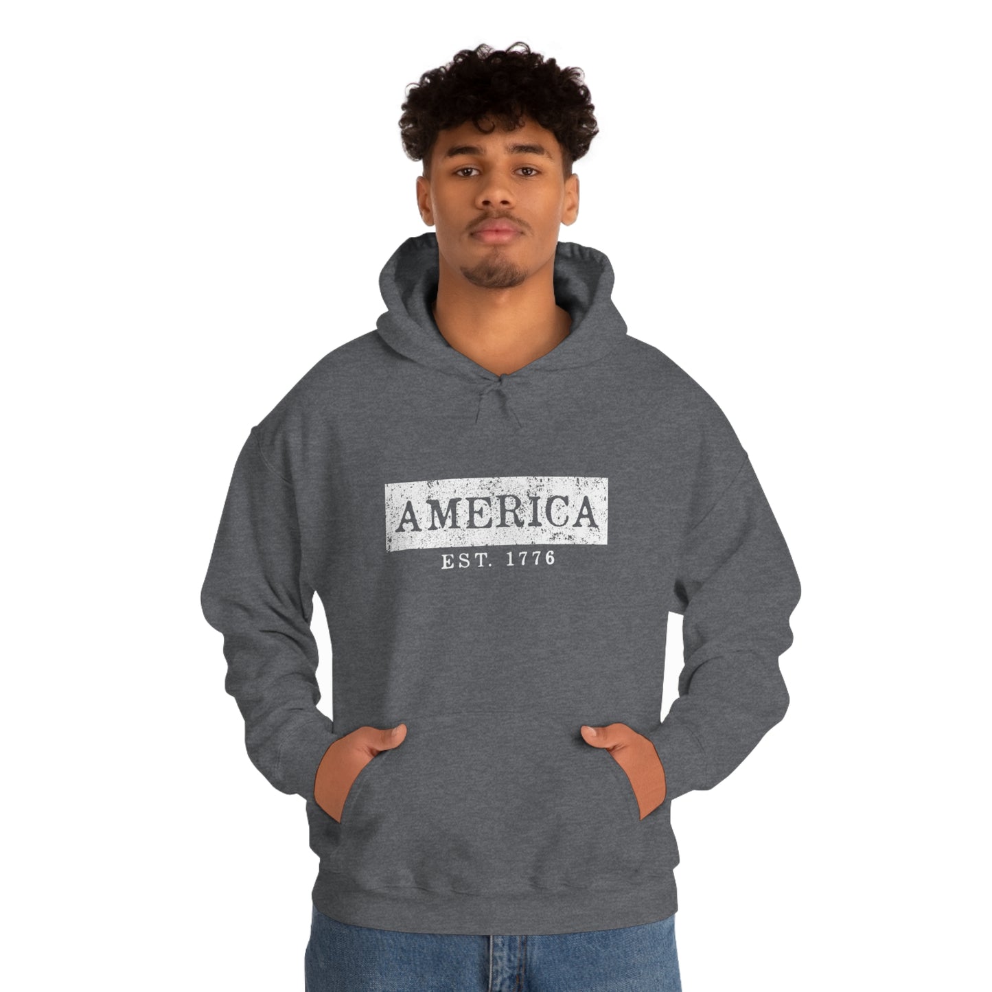 America EST 1776 - Unisex Hooded Sweatshirt
