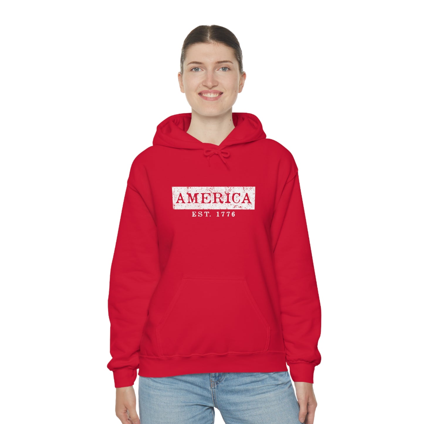 America EST 1776 - Unisex Hooded Sweatshirt