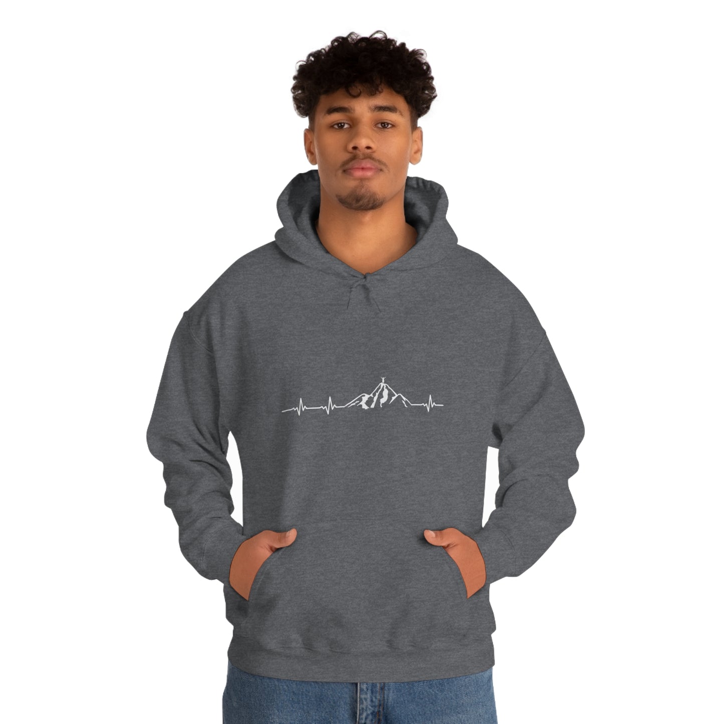 Mountain Heartbeat - Unisex Hooded Sweatshirt