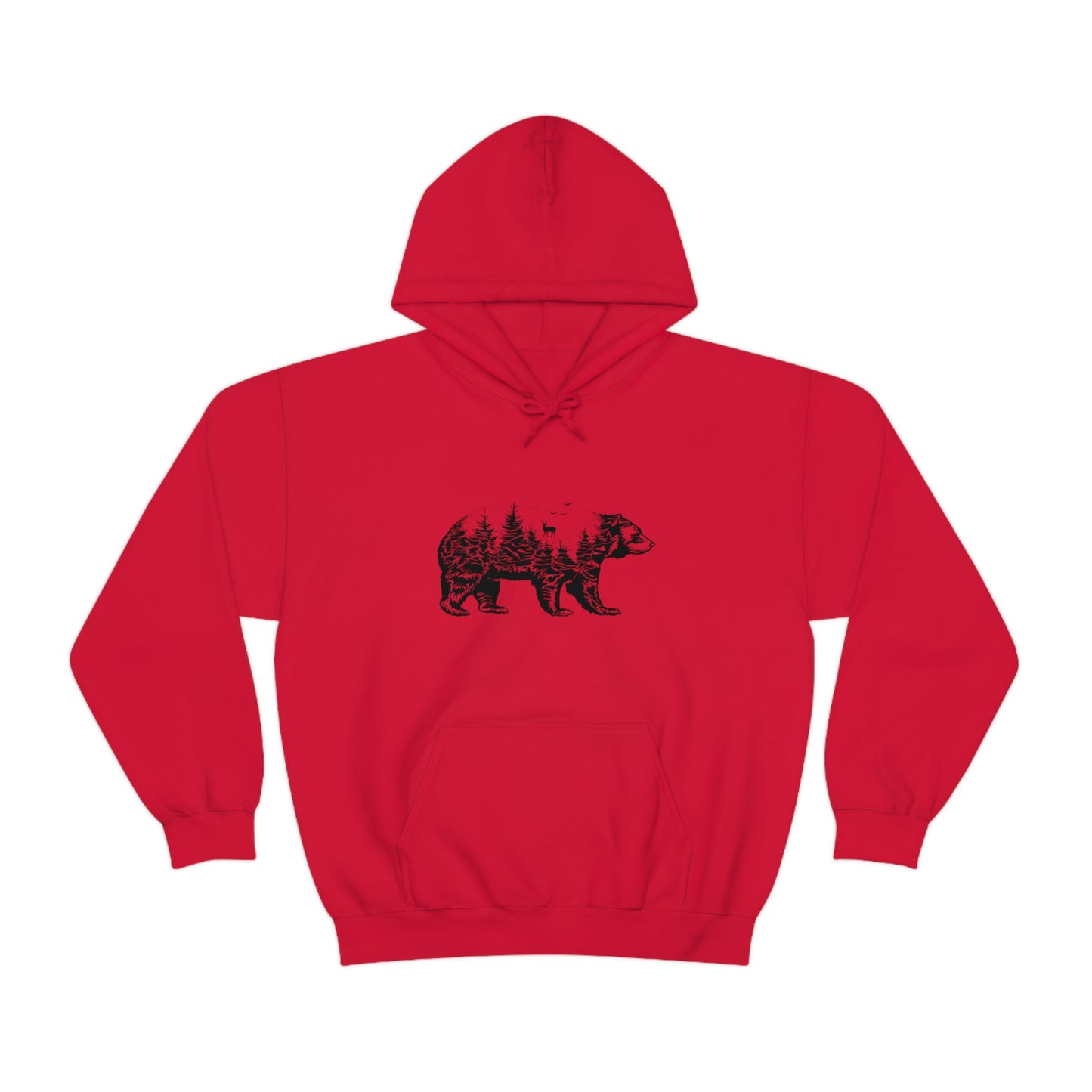 Bear Graphic - Unisex Hooded Sweatshirt