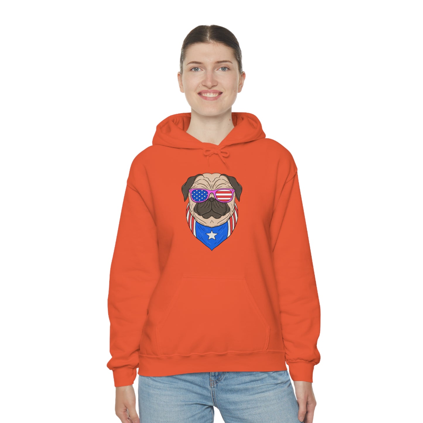 American Pug - Unisex Hooded Sweatshirt