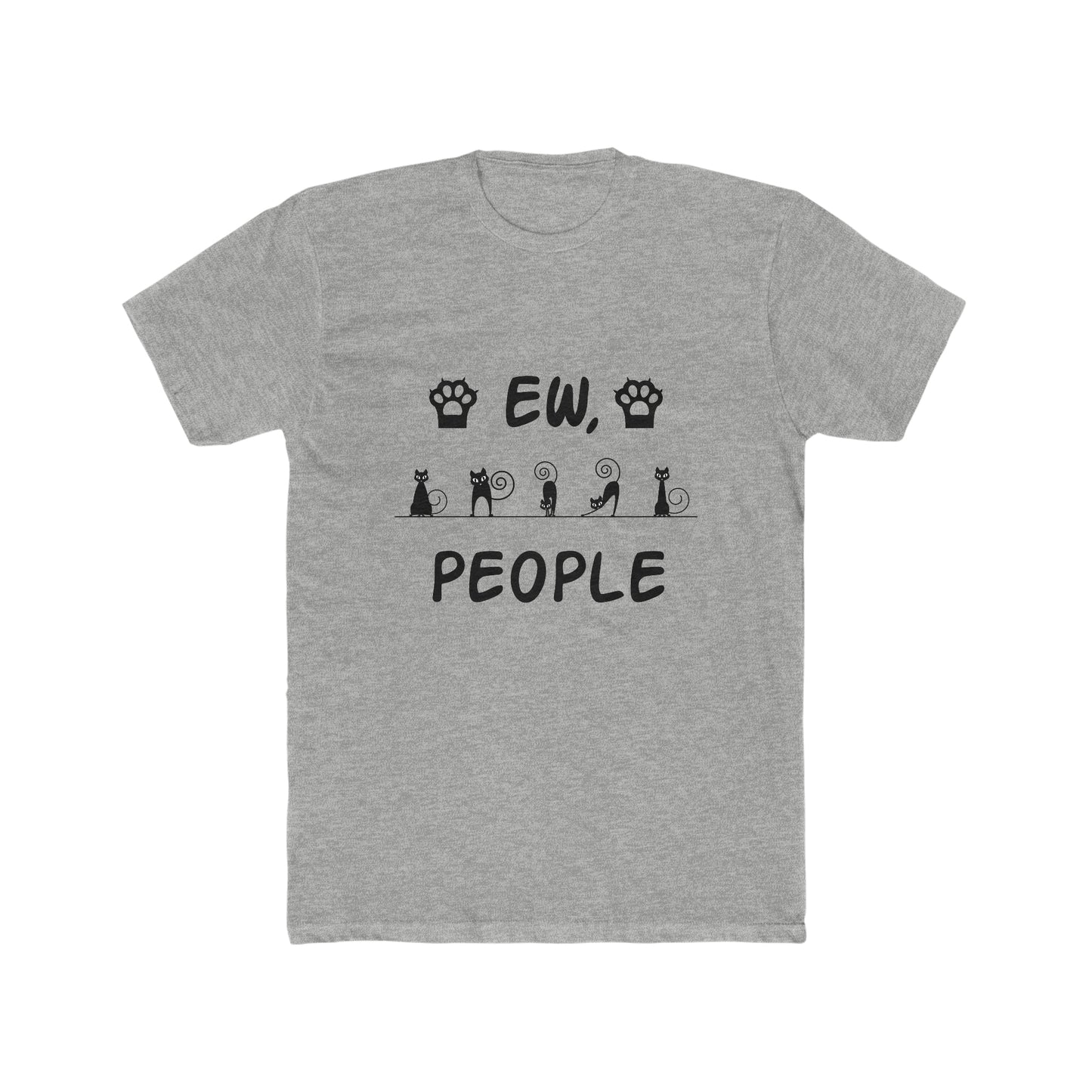 EW, People - Cat - Men's Cotton Crew Tee