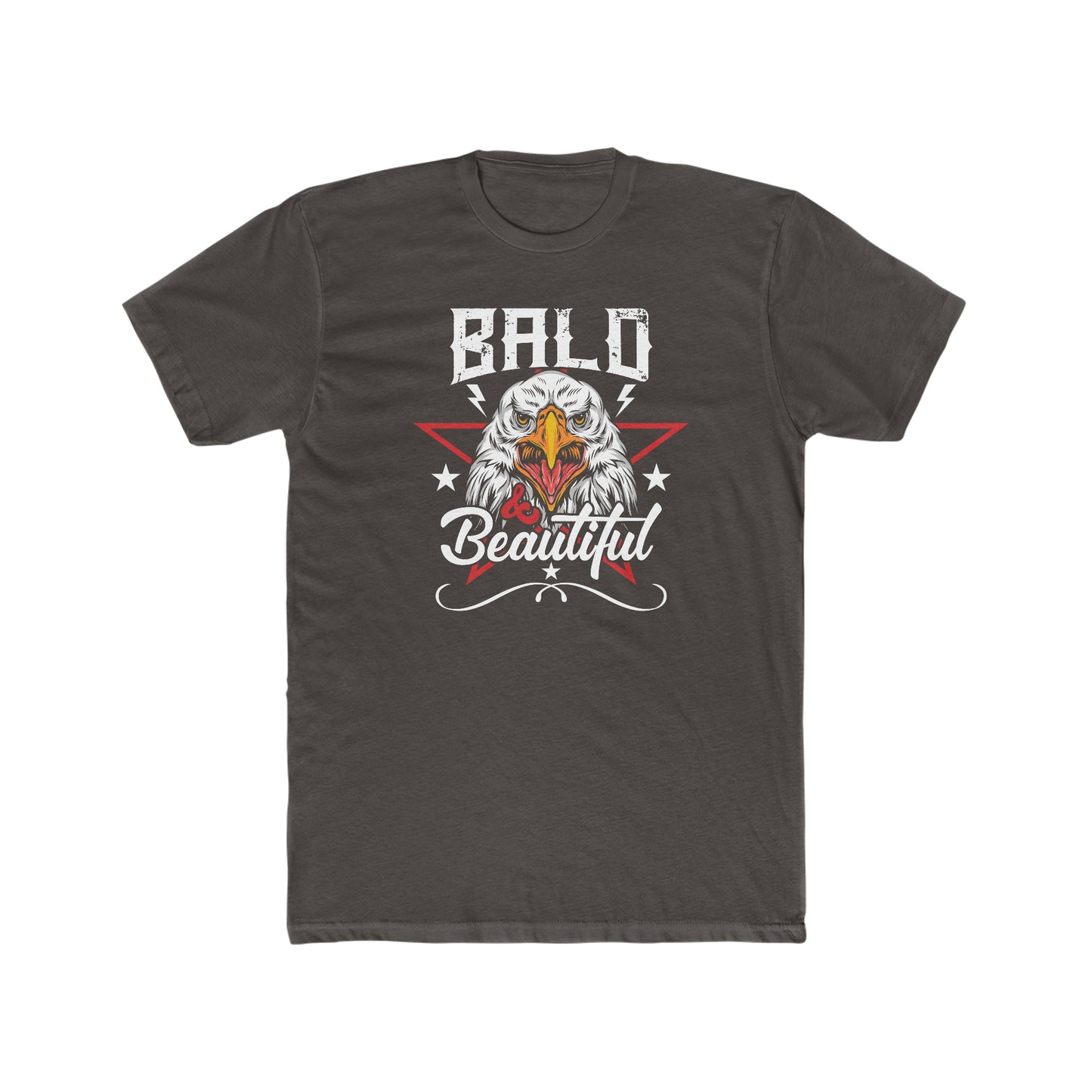 Bald And Beautiful - Men's Cotton Crew Tee