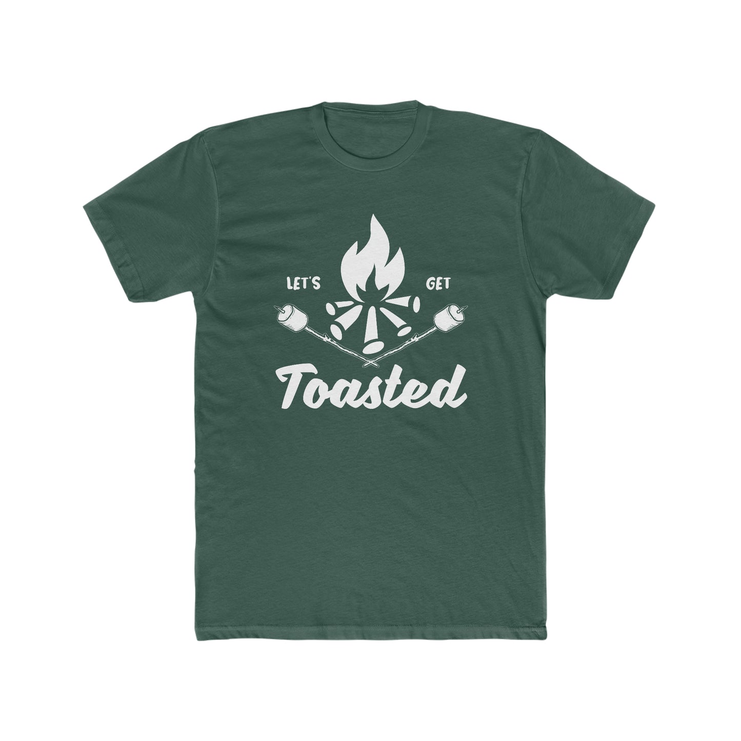 Let's Get Toasted - Men's Cotton Crew Tee