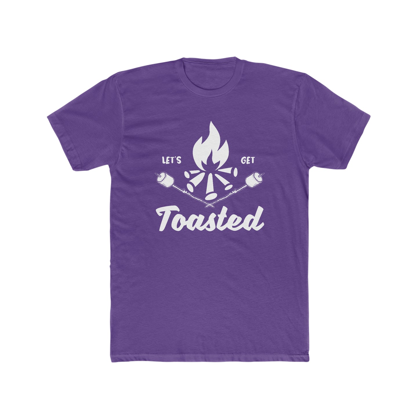 Let's Get Toasted - Men's Cotton Crew Tee