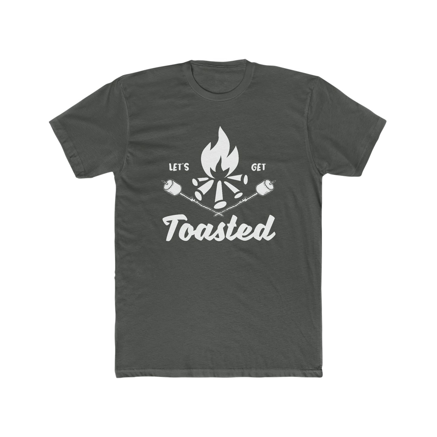 Let's Get Toasted - Men's Cotton Crew Tee
