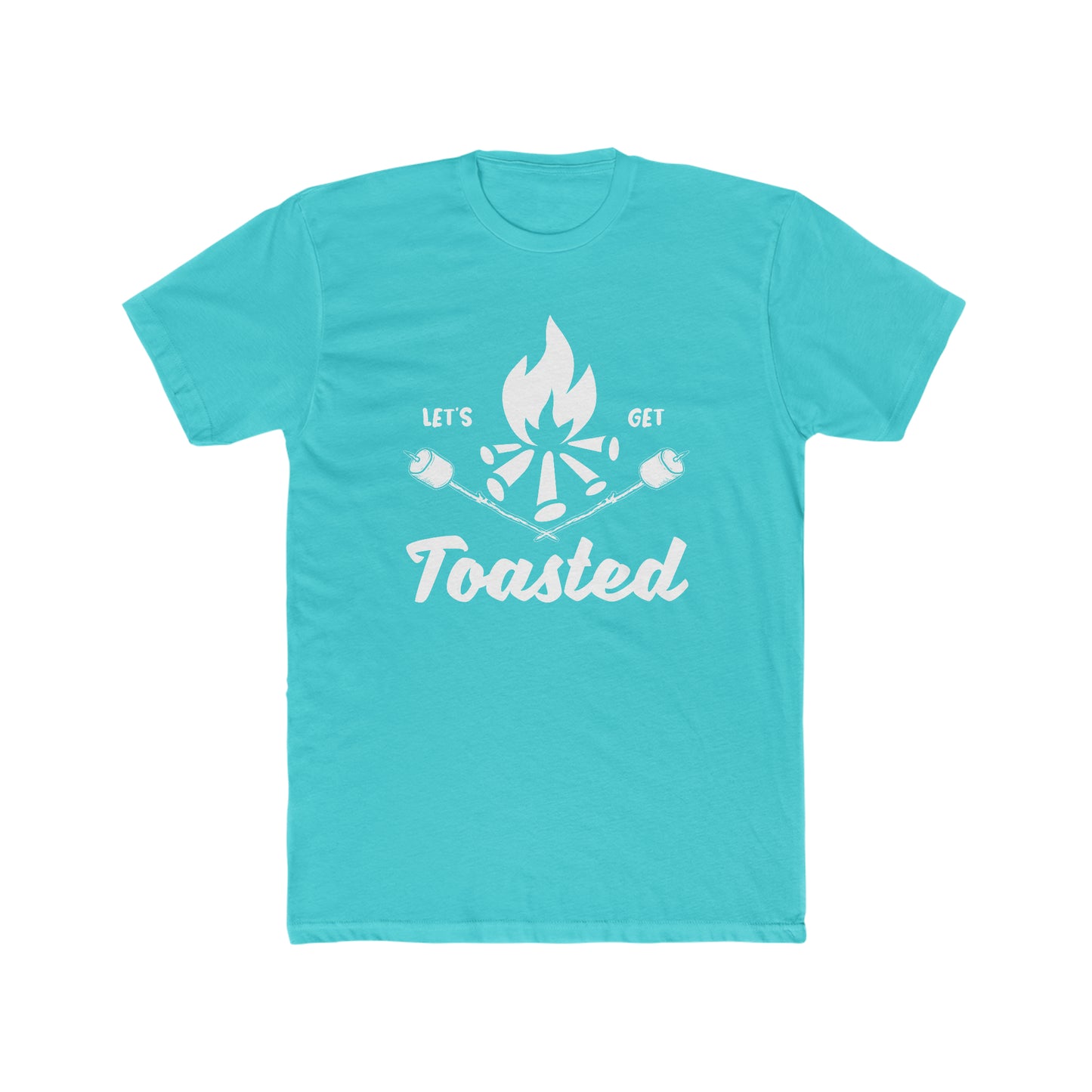 Let's Get Toasted - Men's Cotton Crew Tee