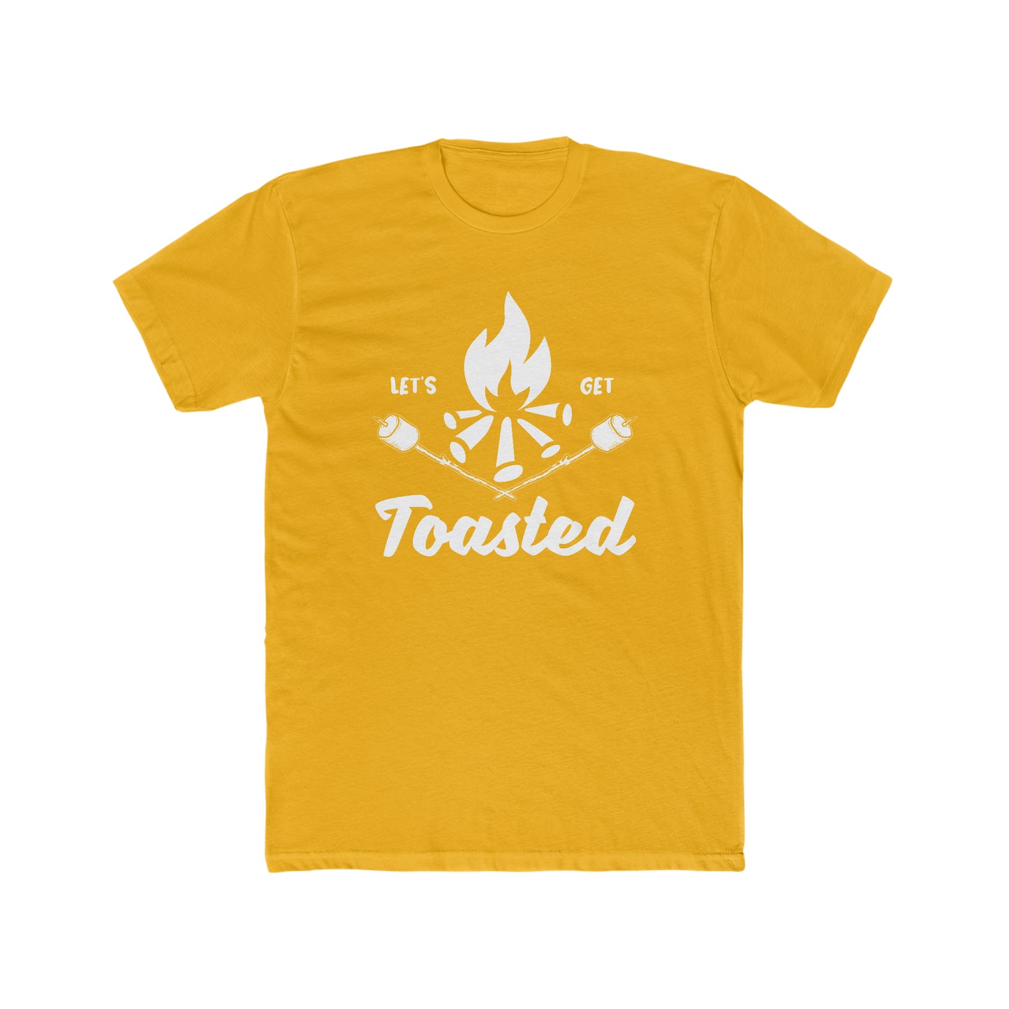 Let's Get Toasted - Men's Cotton Crew Tee