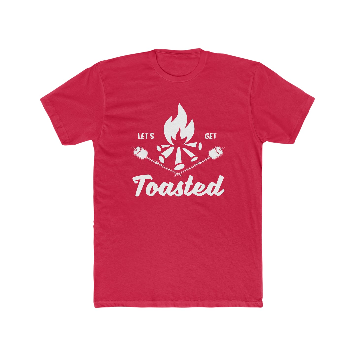Let's Get Toasted - Men's Cotton Crew Tee