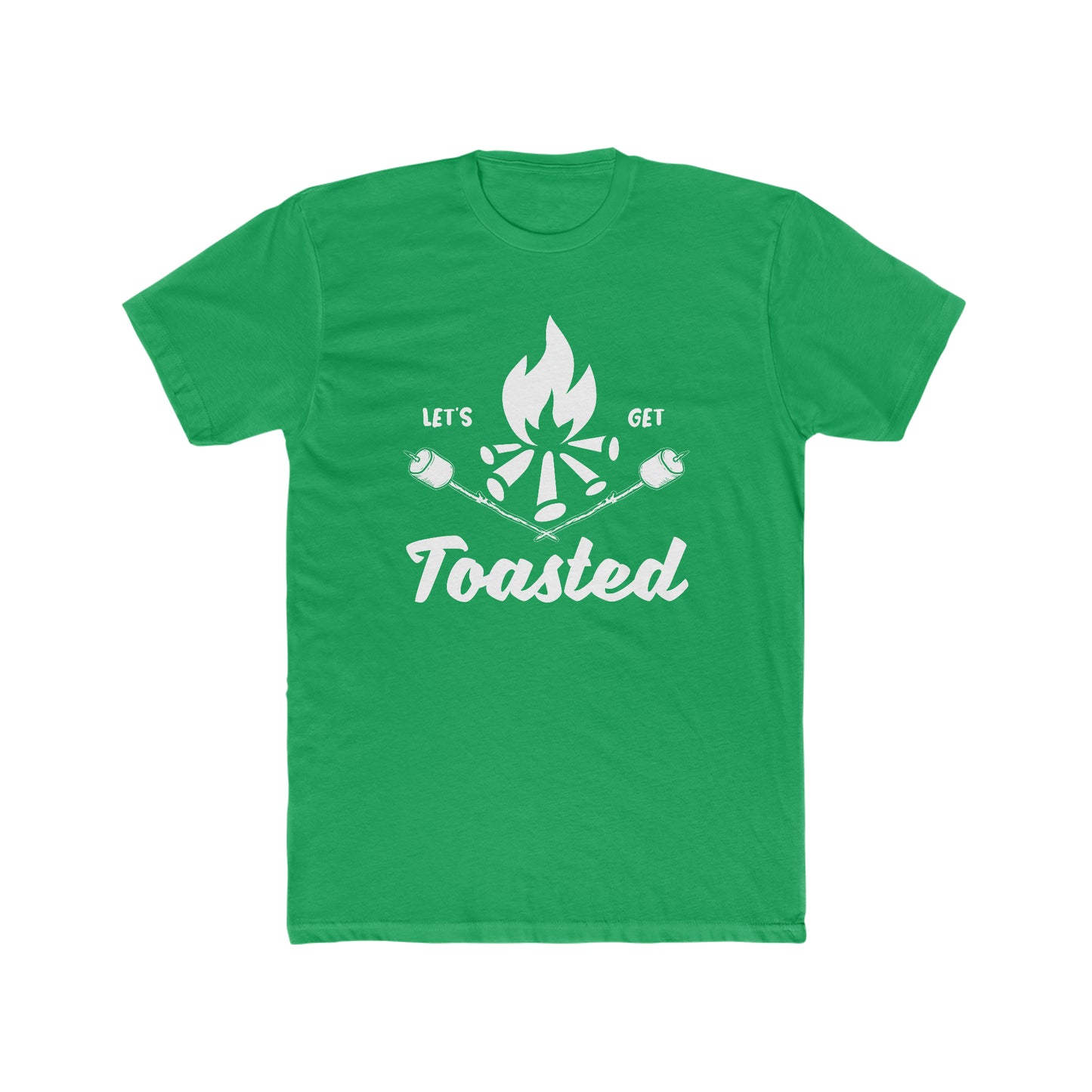 Let's Get Toasted - Men's Cotton Crew Tee