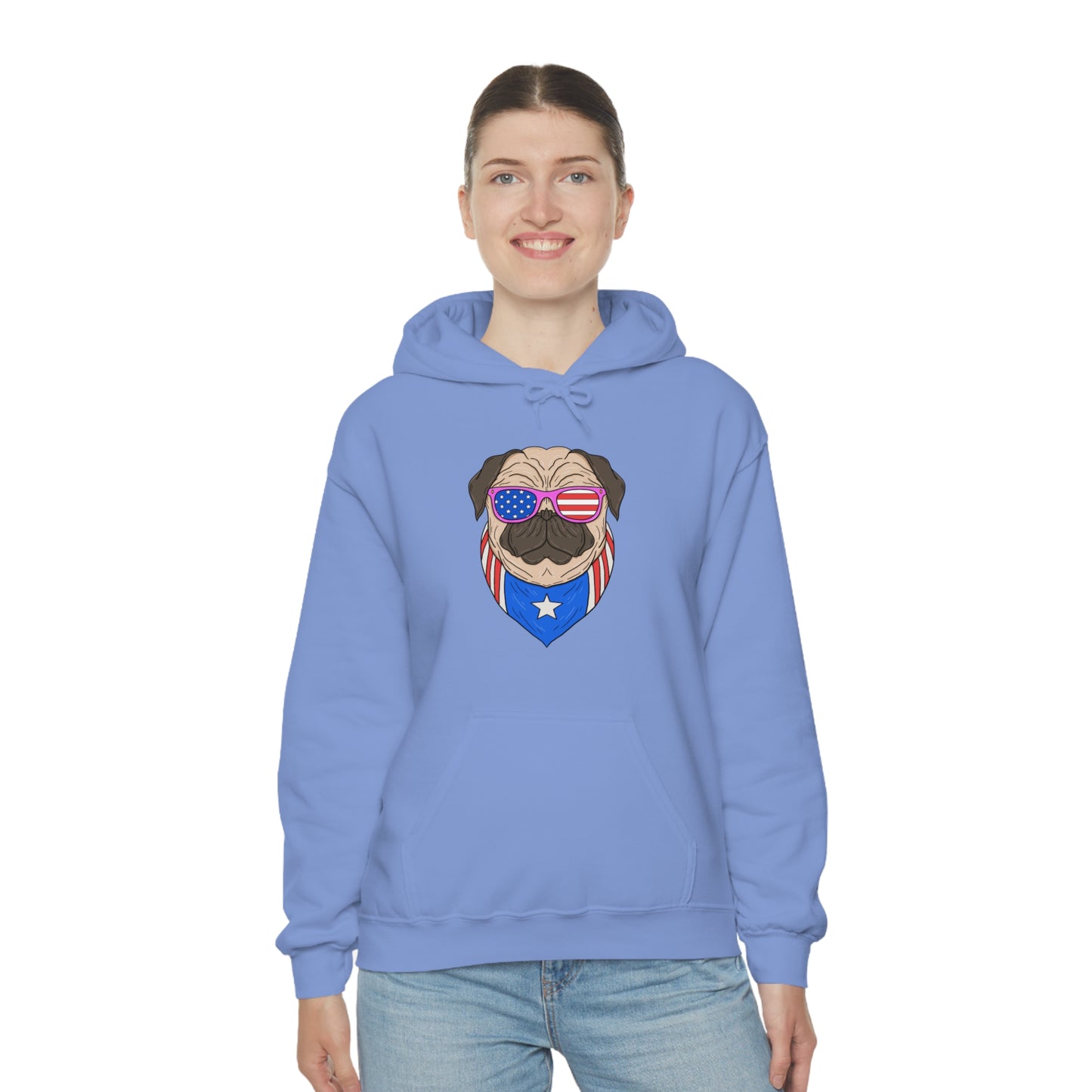 American Pug - Unisex Hooded Sweatshirt