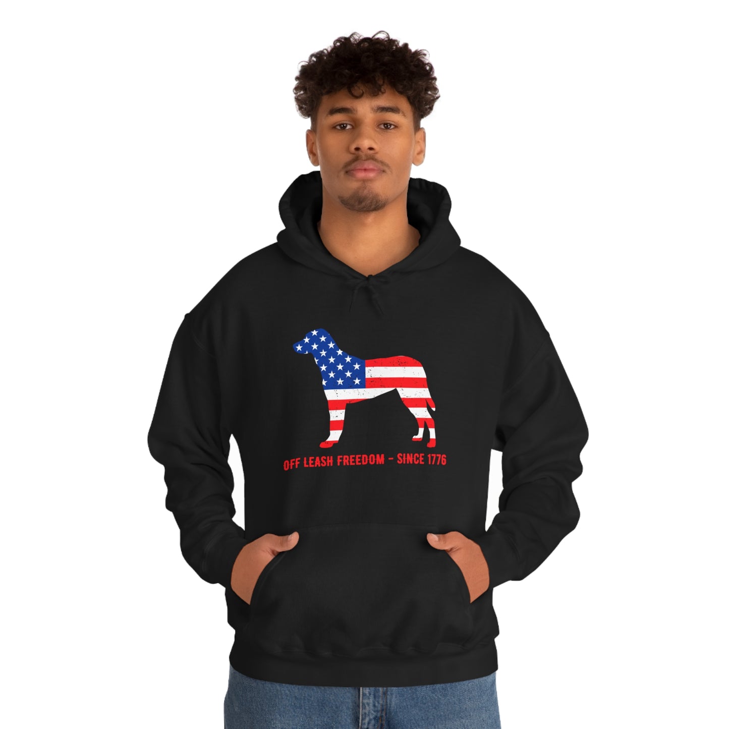Off Leash Freedom - Unisex Hooded Sweatshirt