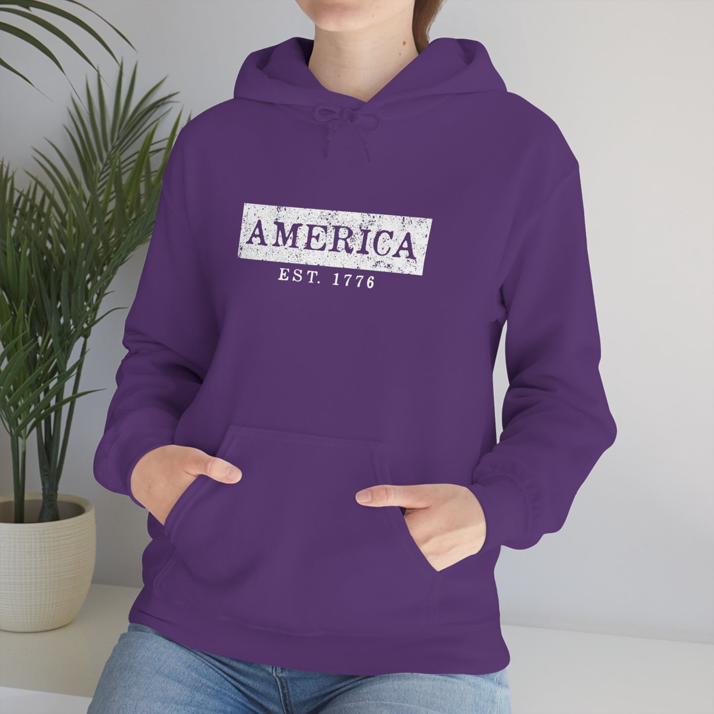 America EST 1776 - Unisex Hooded Sweatshirt