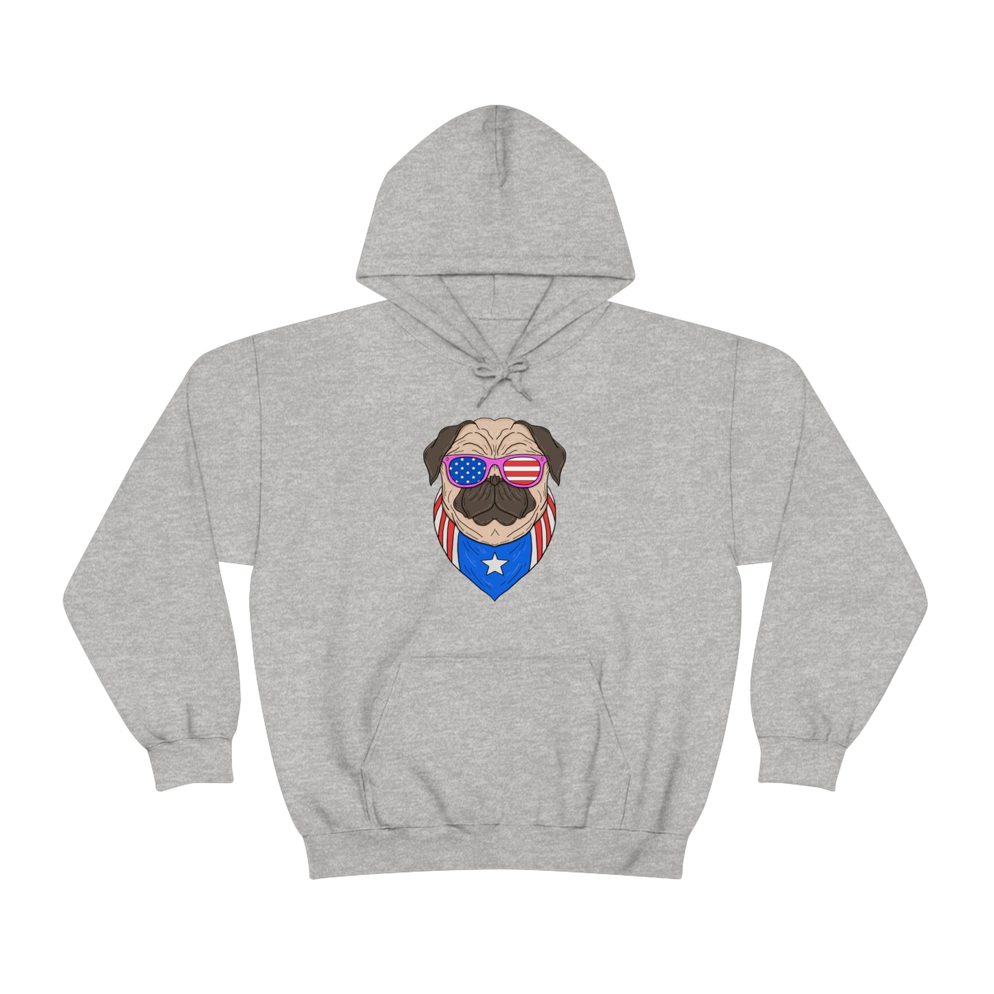 American Pug - Unisex Hooded Sweatshirt