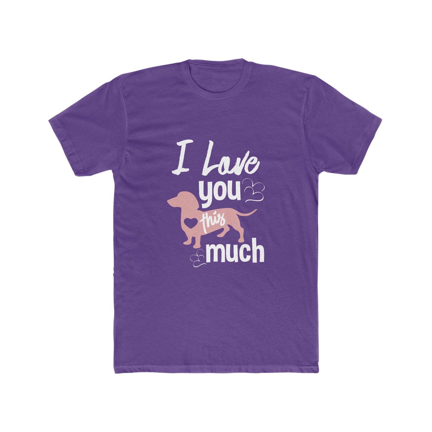 I Love You This Much - Men's Cotton Crew Tee