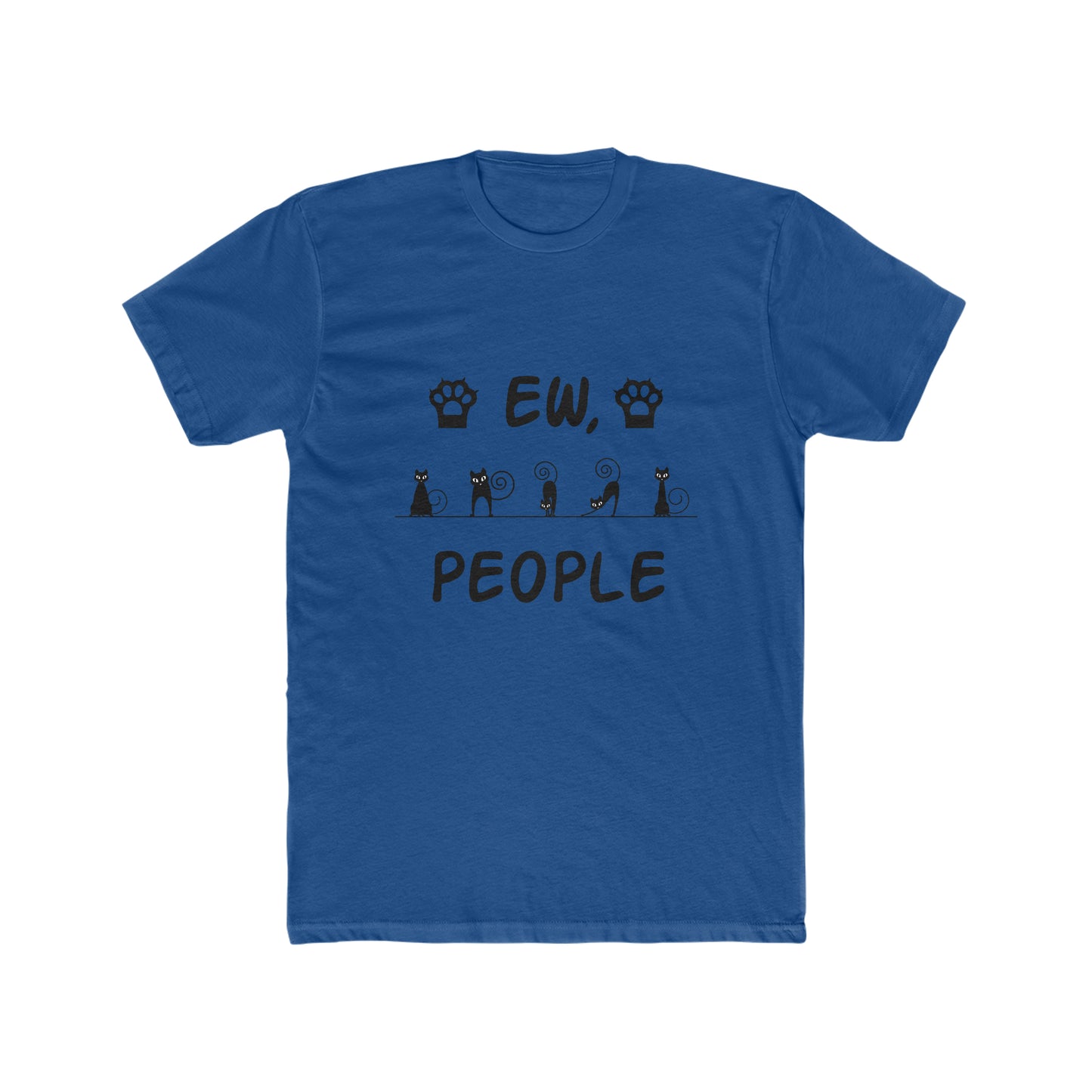 EW, People - Cat - Men's Cotton Crew Tee