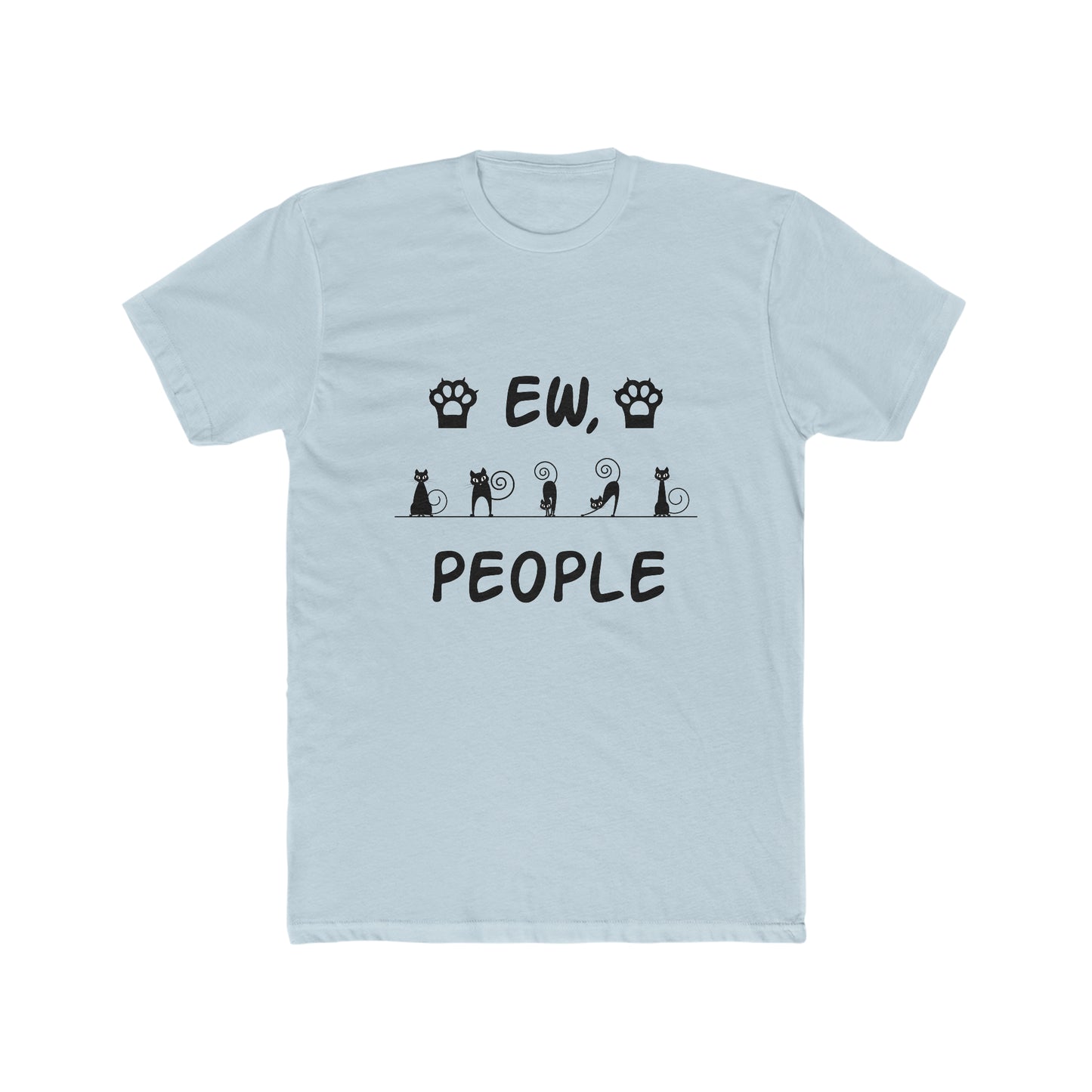 EW, People - Cat - Men's Cotton Crew Tee