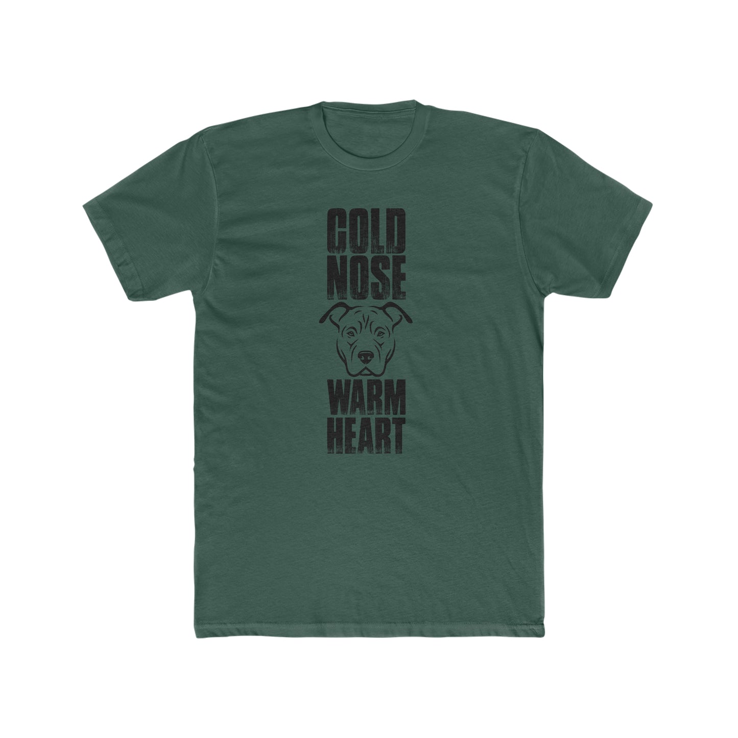 Cold Nose Warm Heart - Men's Cotton Crew Tee