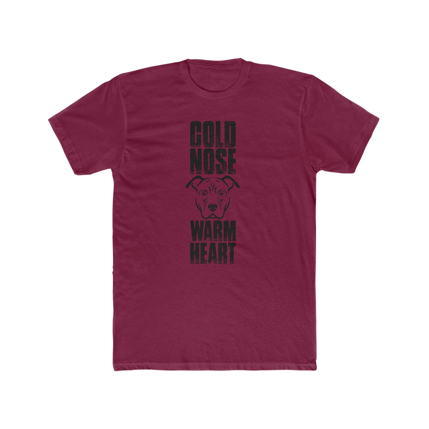 Cold Nose Warm Heart - Men's Cotton Crew Tee