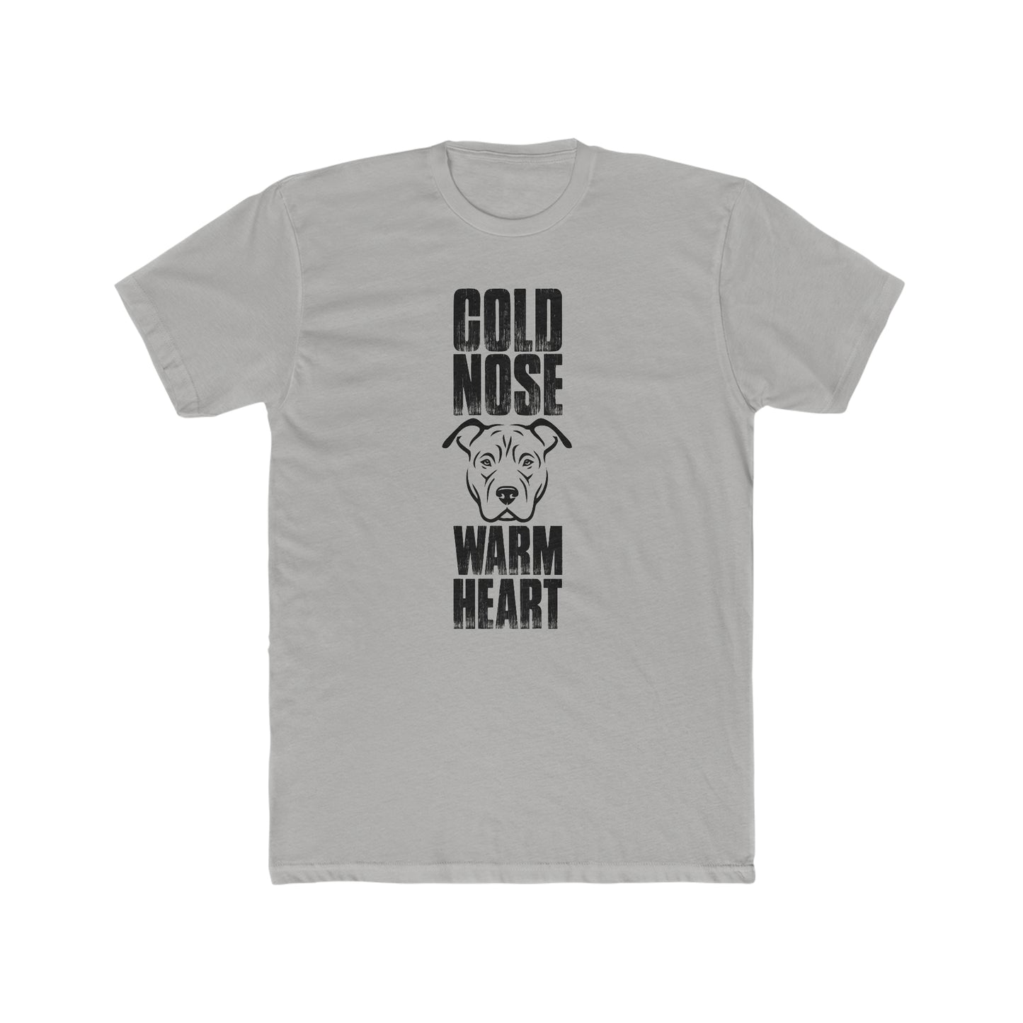 Cold Nose Warm Heart - Men's Cotton Crew Tee