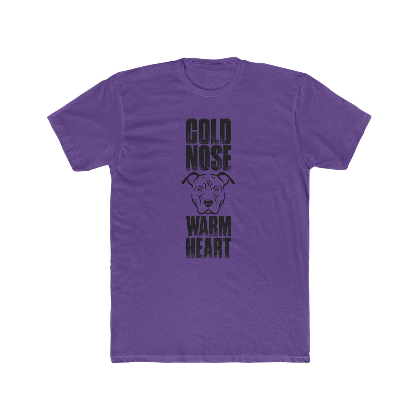 Cold Nose Warm Heart - Men's Cotton Crew Tee