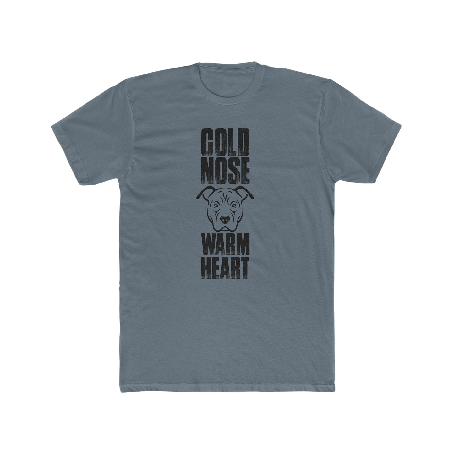 Cold Nose Warm Heart - Men's Cotton Crew Tee