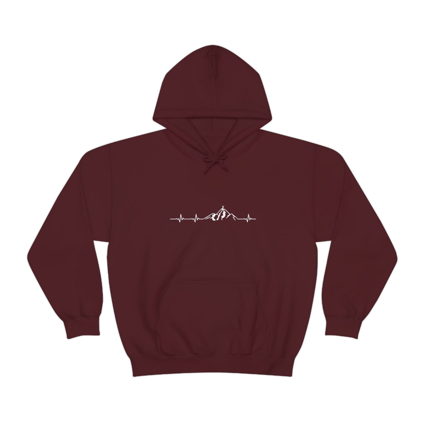 Mountain Heartbeat - Unisex Hooded Sweatshirt