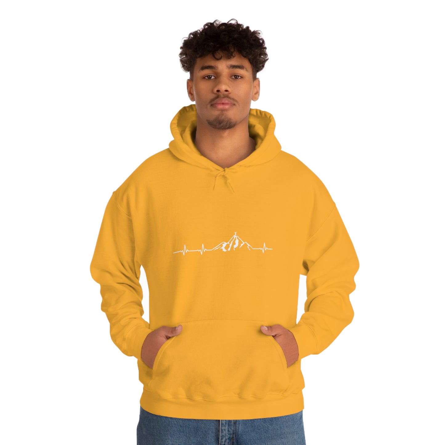 Mountain Heartbeat - Unisex Hooded Sweatshirt