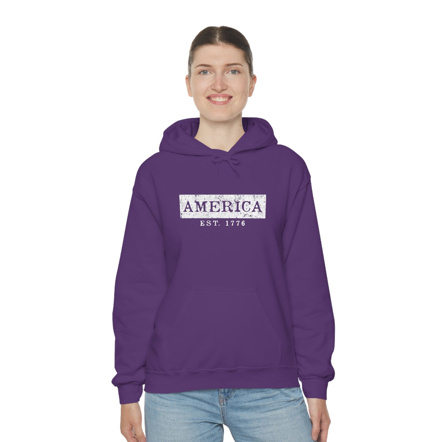 America EST 1776 - Unisex Hooded Sweatshirt