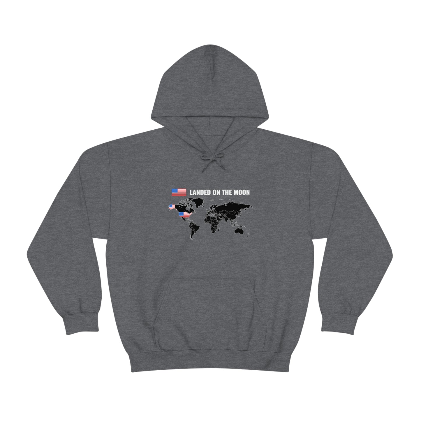 Landed On the Moon - Unisex Hooded Sweatshirt