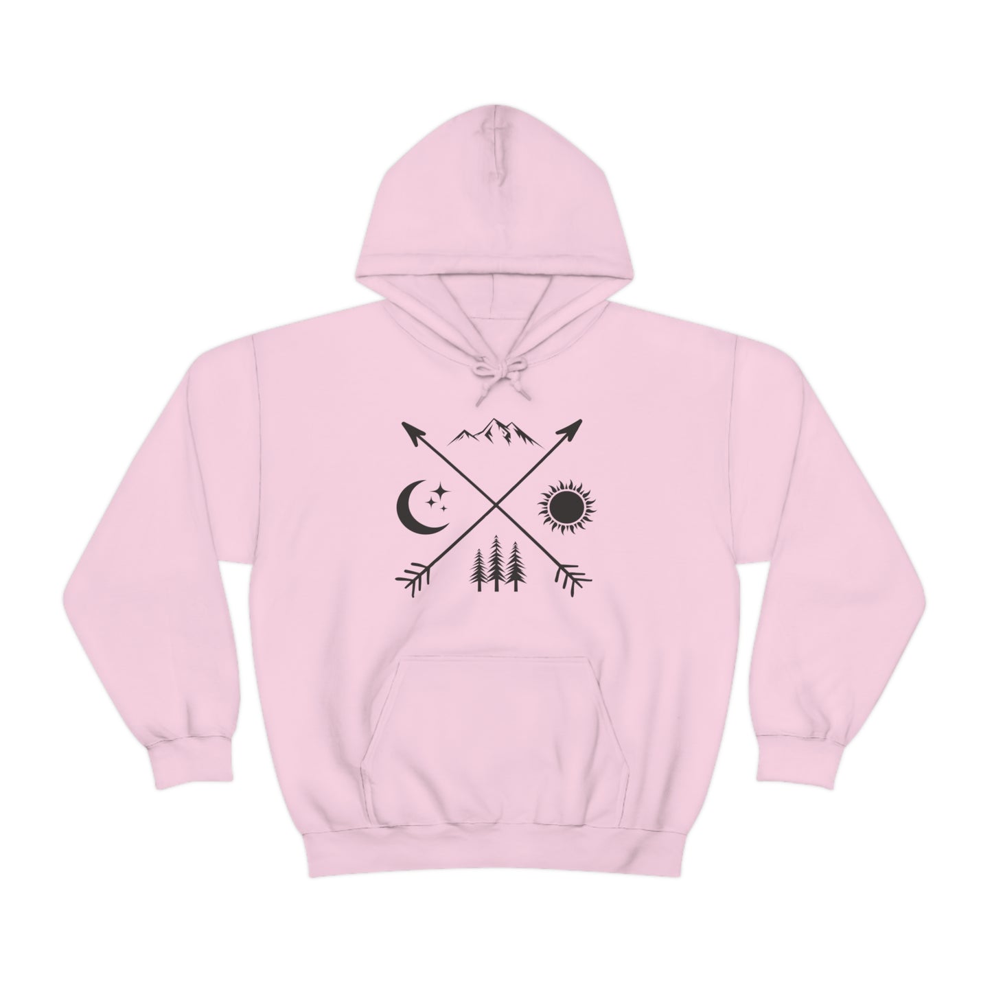Outdoor Symbol - Unisex Hooded Sweatshirt