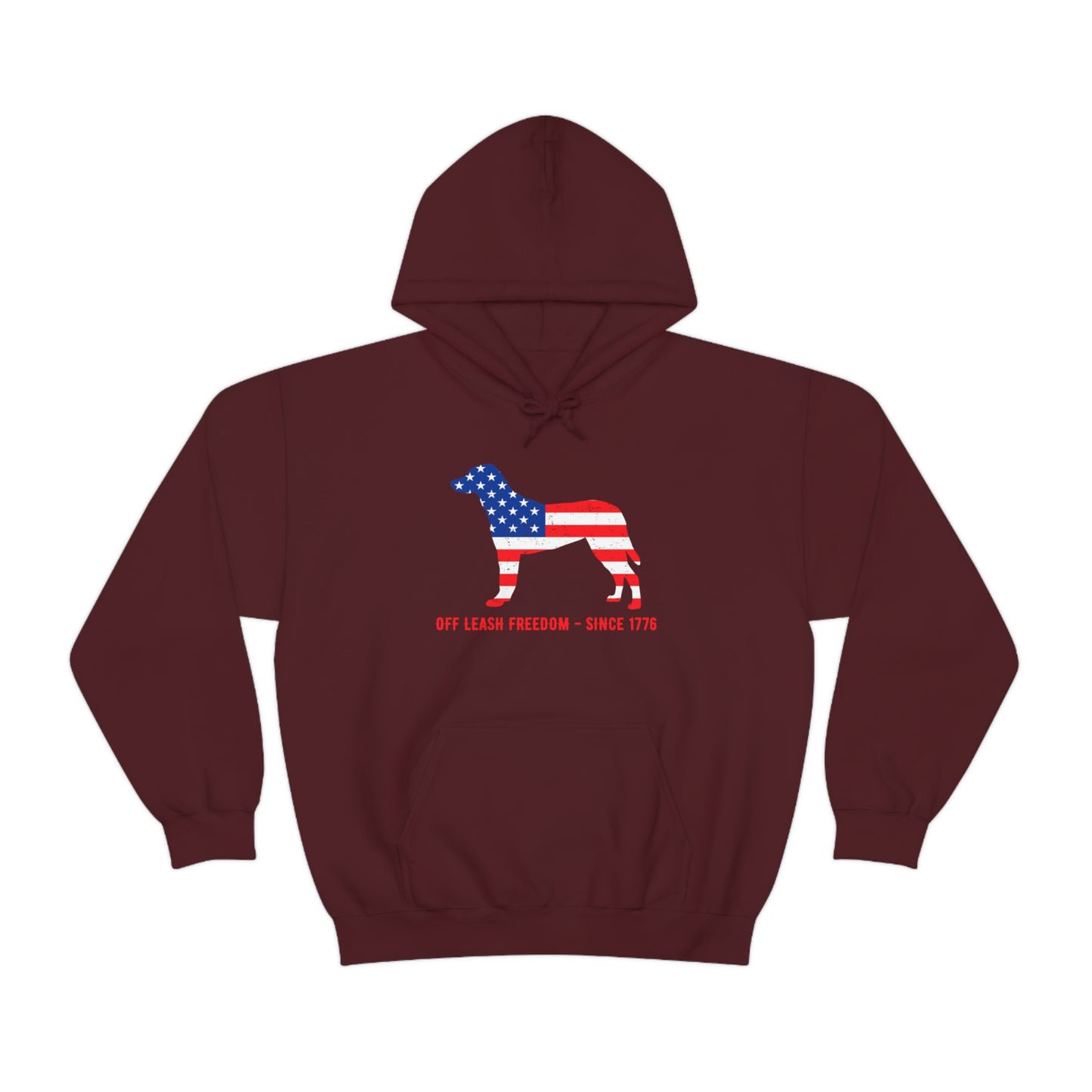Off Leash Freedom - Unisex Hooded Sweatshirt
