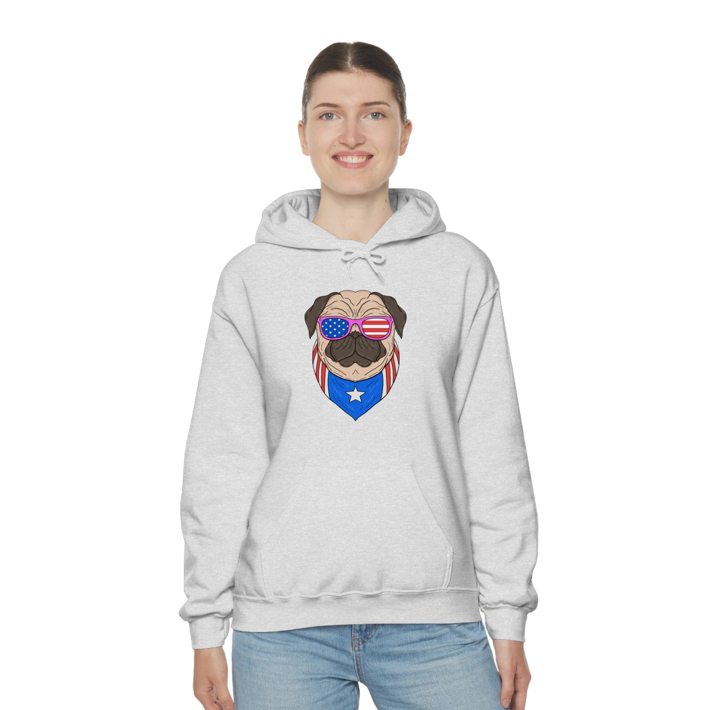 American Pug - Unisex Hooded Sweatshirt