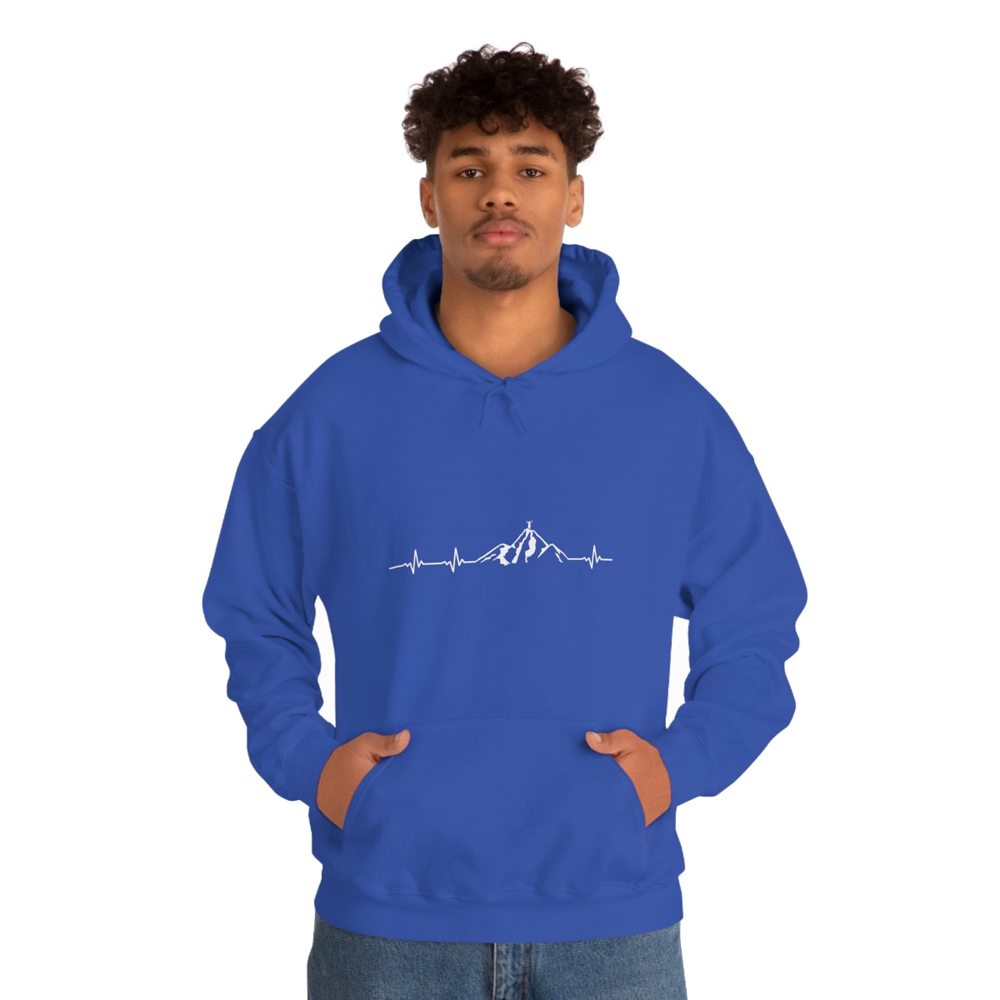 Mountain Heartbeat - Unisex Hooded Sweatshirt