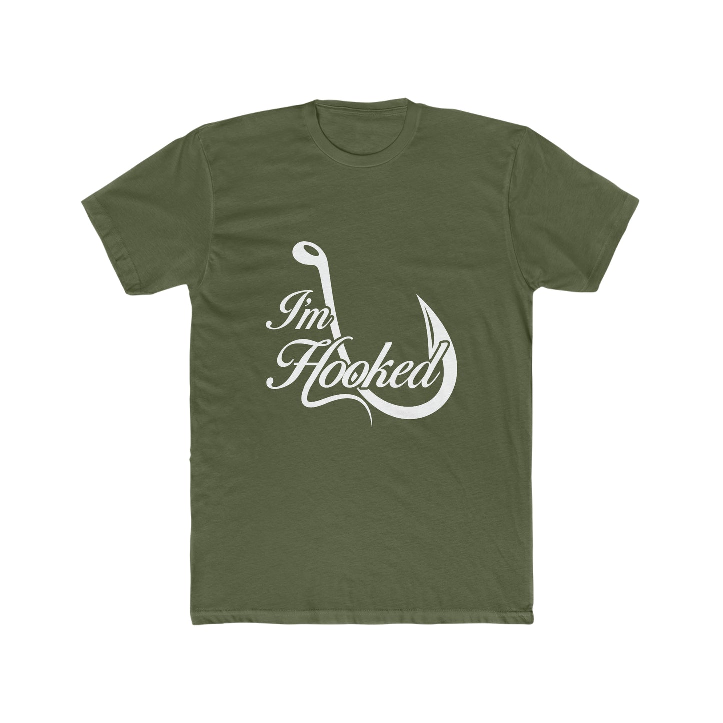I'm Hooked - Men's Cotton Crew Tee