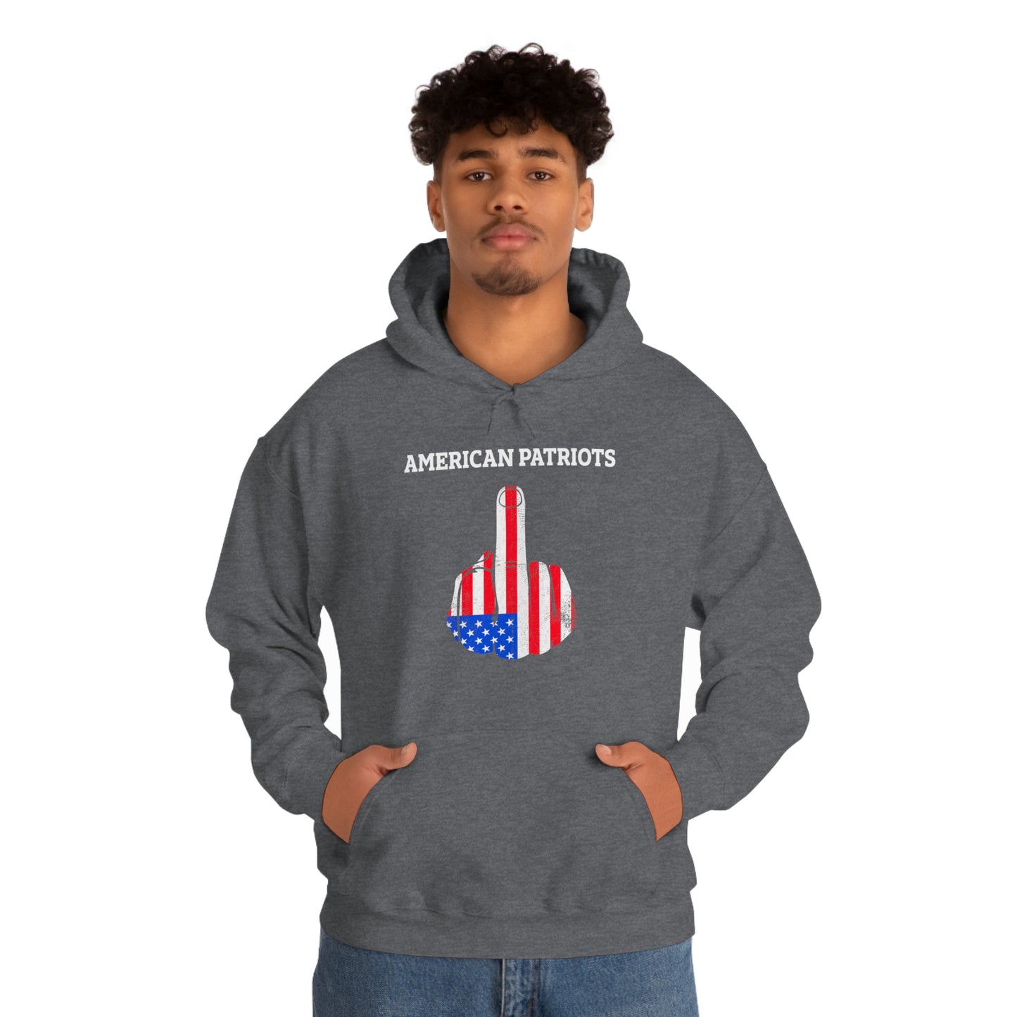 On Behalf Of American Patriots - Unisex Hooded Sweatshirt