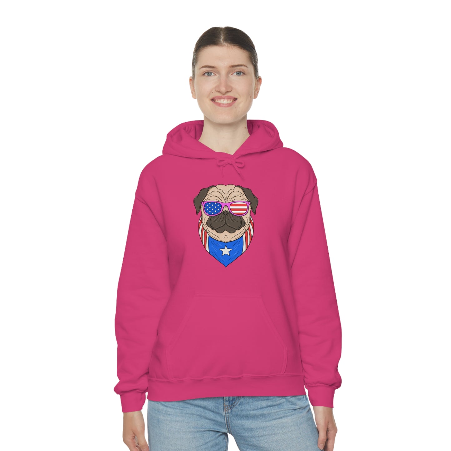 American Pug - Unisex Hooded Sweatshirt