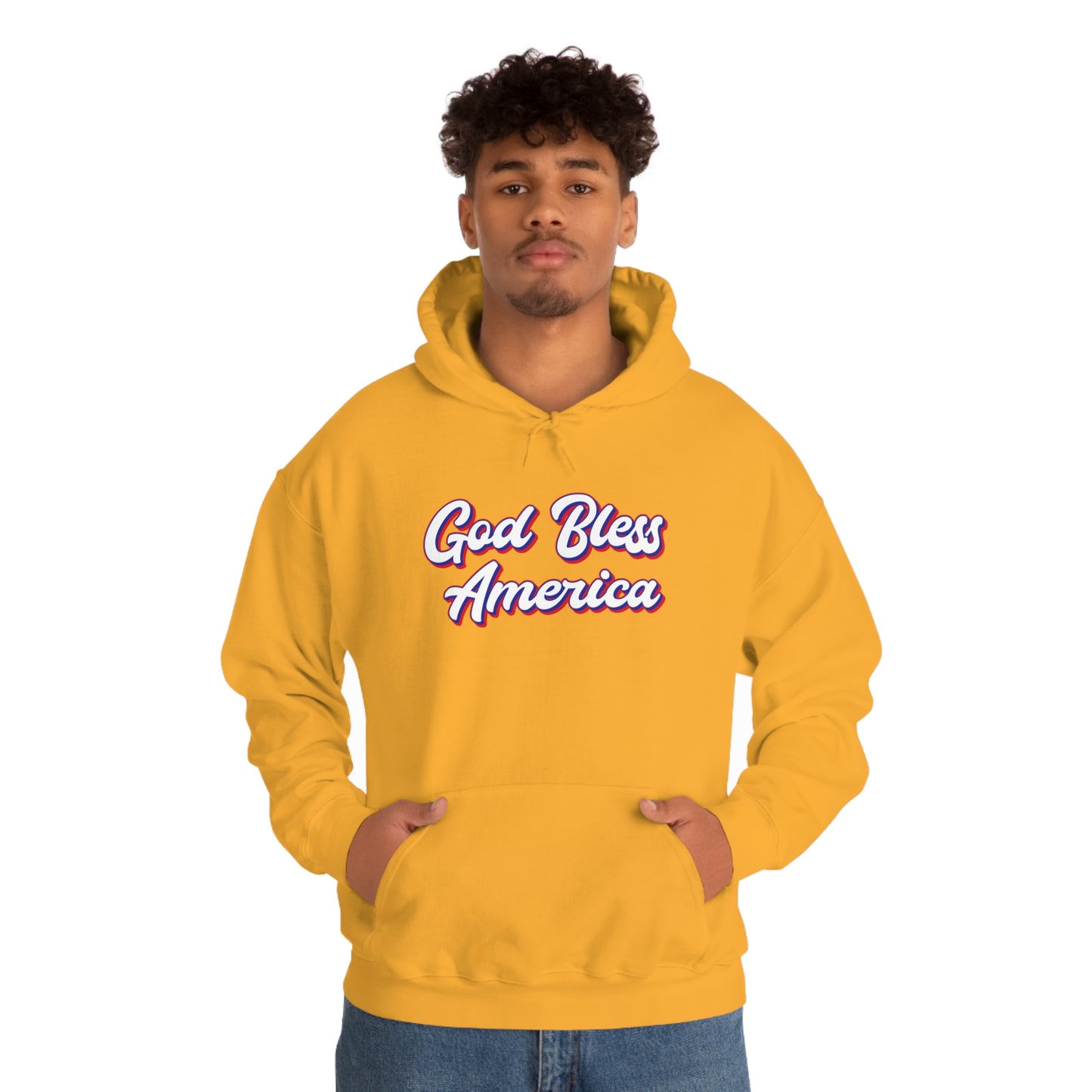 God Bless America - Unisex  Hooded Sweatshirt