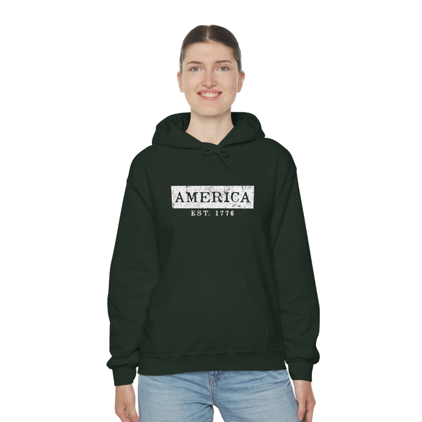 America EST 1776 - Unisex  Hooded Sweatshirt