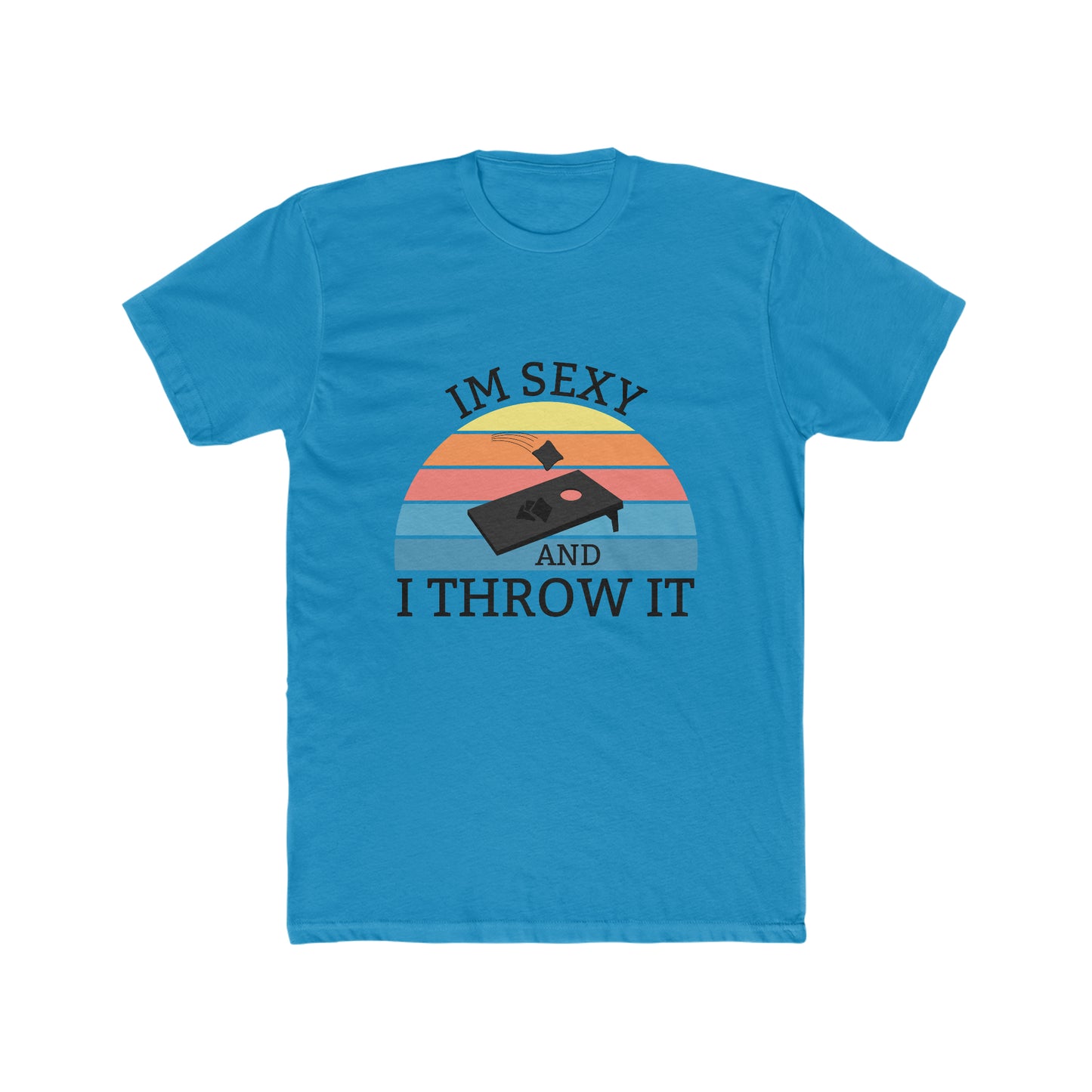 I'm Sexy and I Throw It - Men's Cotton Crew Tee