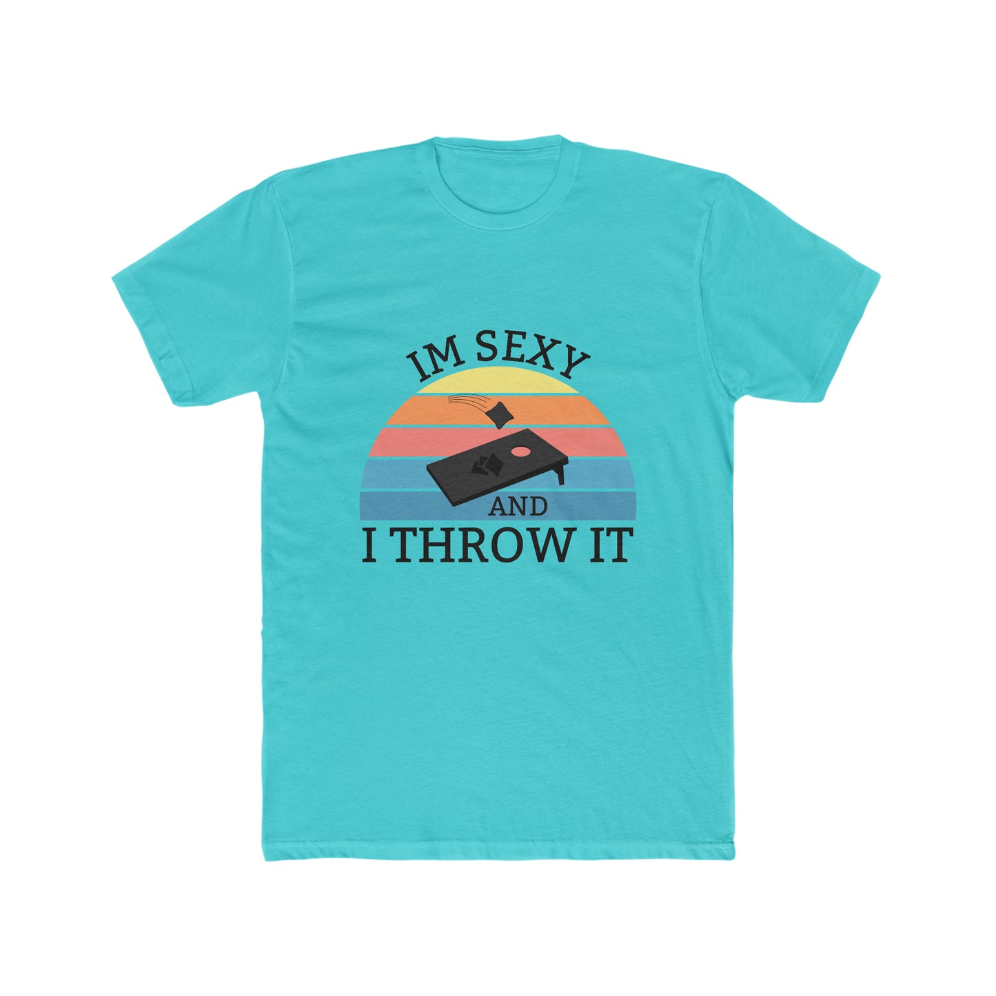 I'm Sexy and I Throw It - Men's Cotton Crew Tee