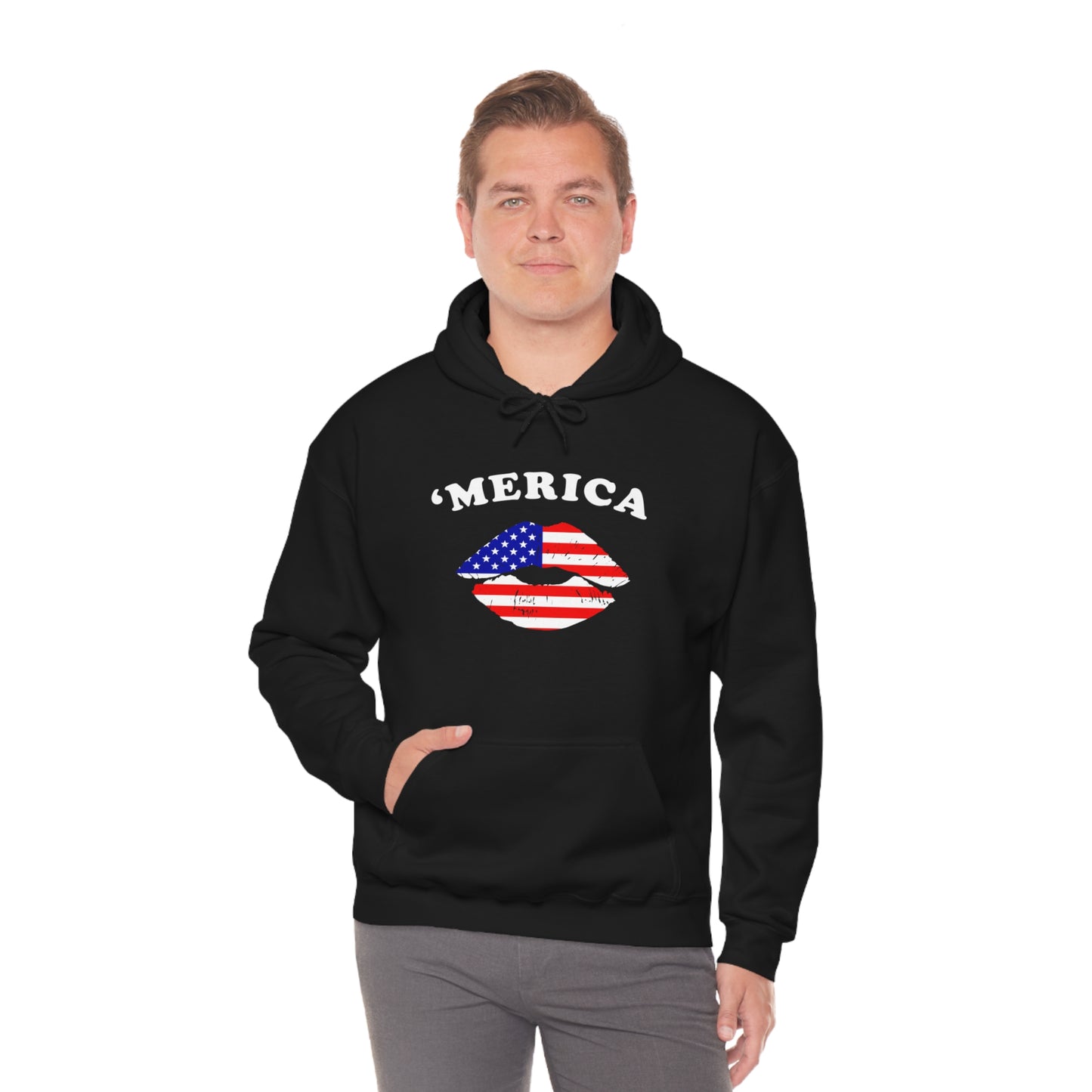 Lips - Unisex  Hooded Sweatshirt