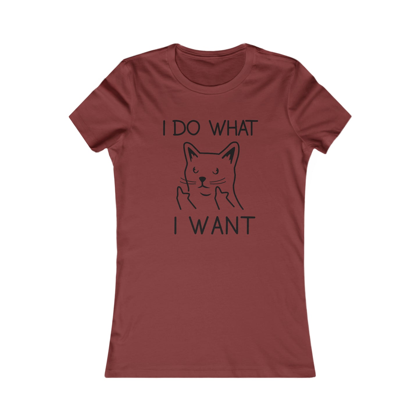 I Do What I Want - Cat - Women's T-Shirt