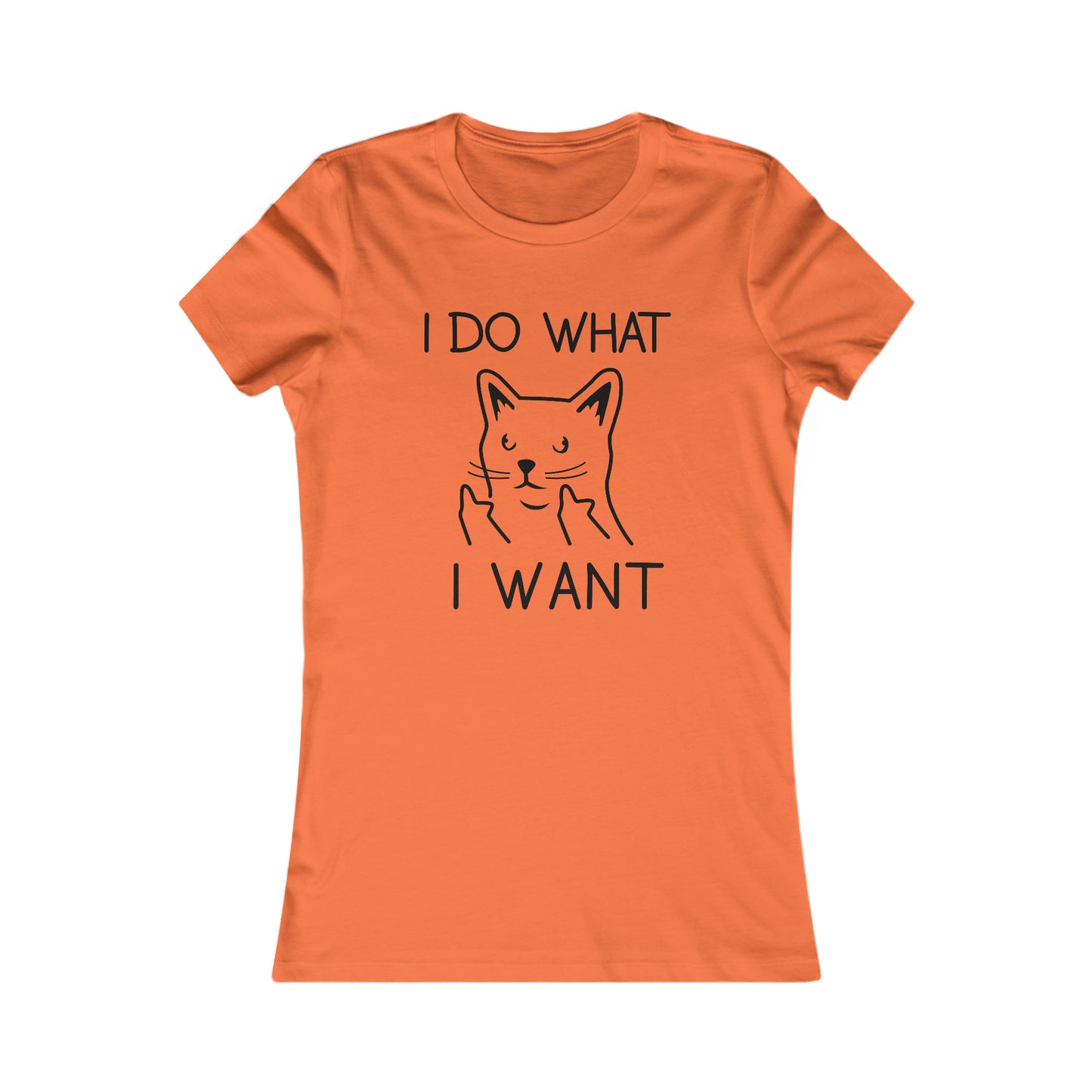 I Do What I Want - Cat - Women's T-Shirt