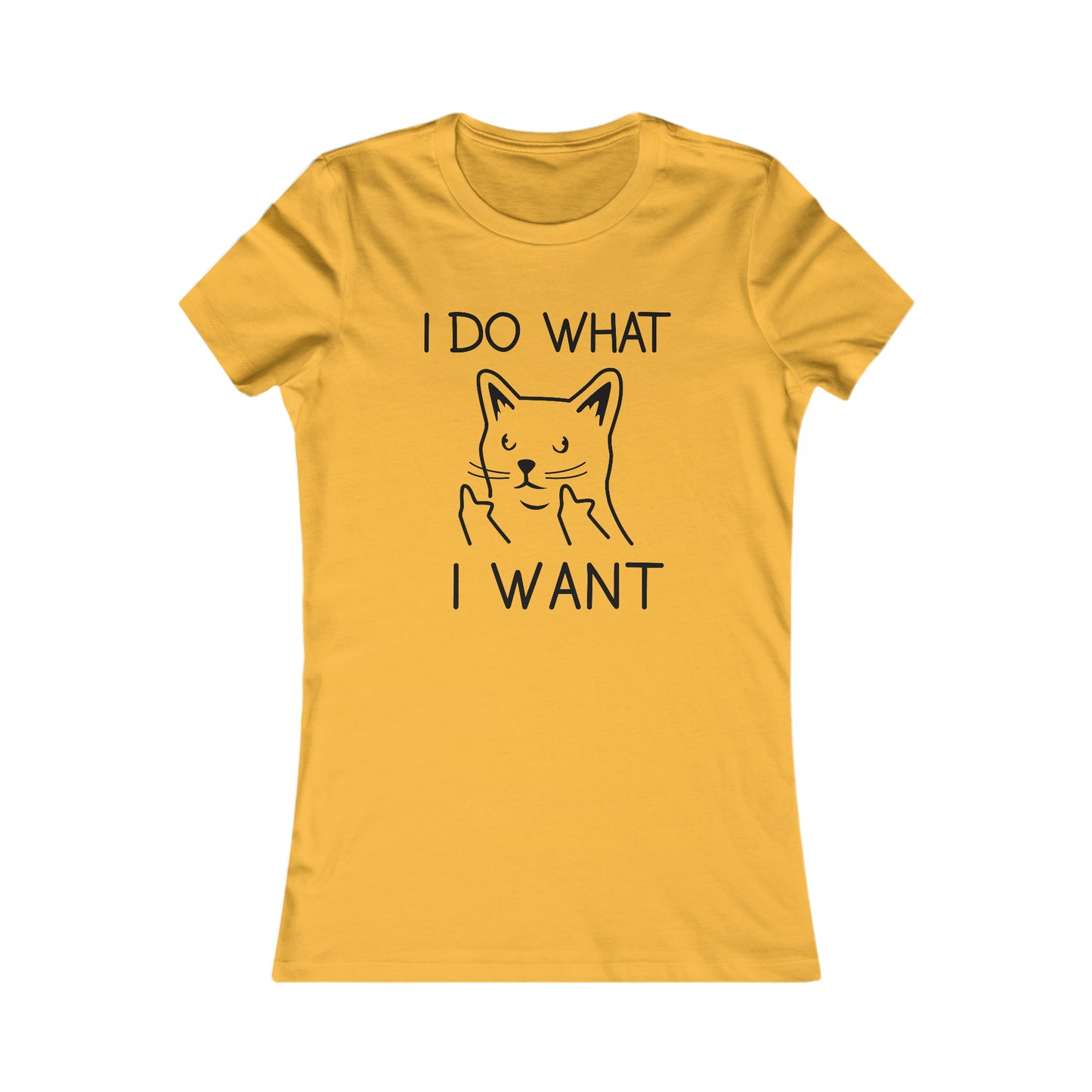 I Do What I Want - Cat - Women's T-Shirt