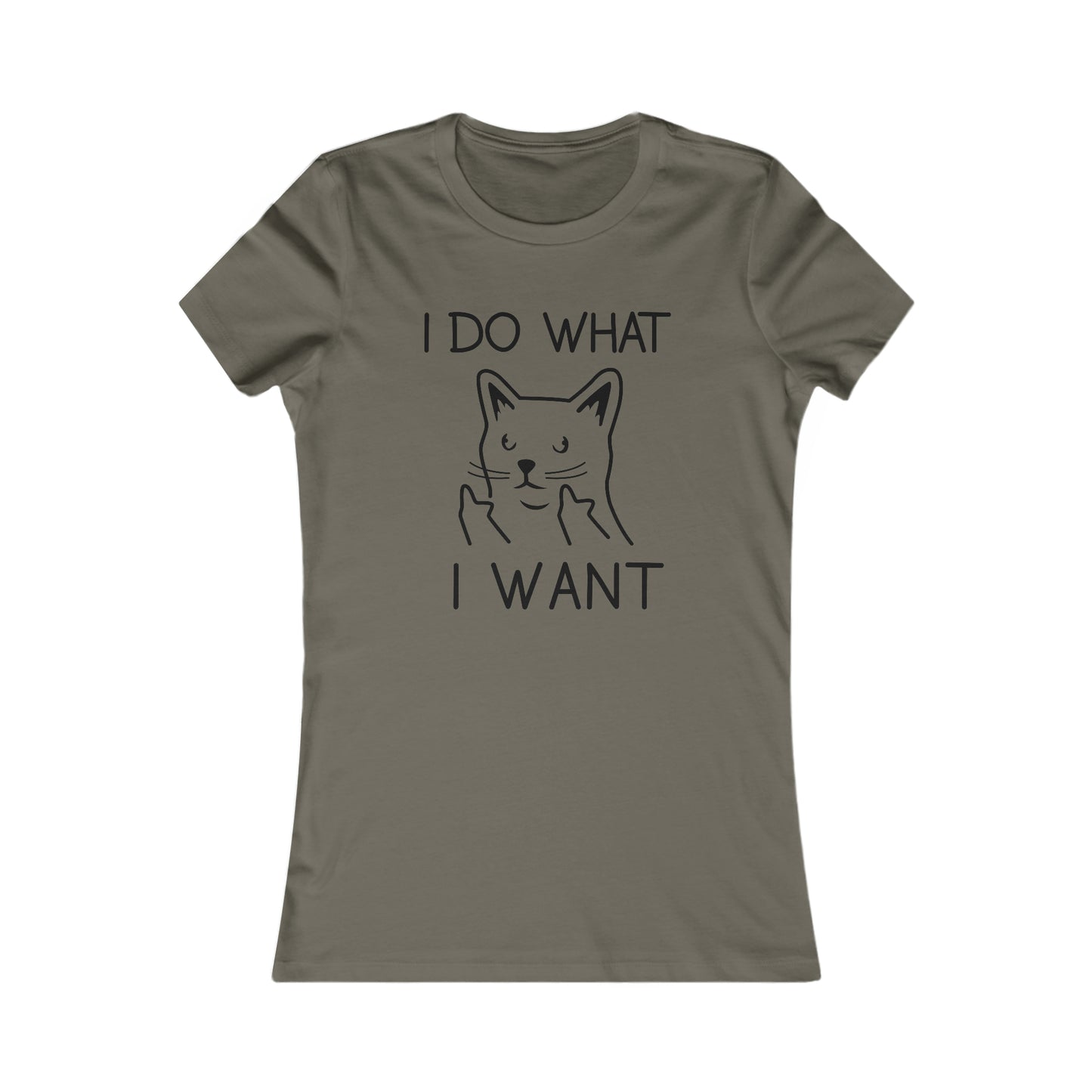 I Do What I Want - Cat - Women's T-Shirt