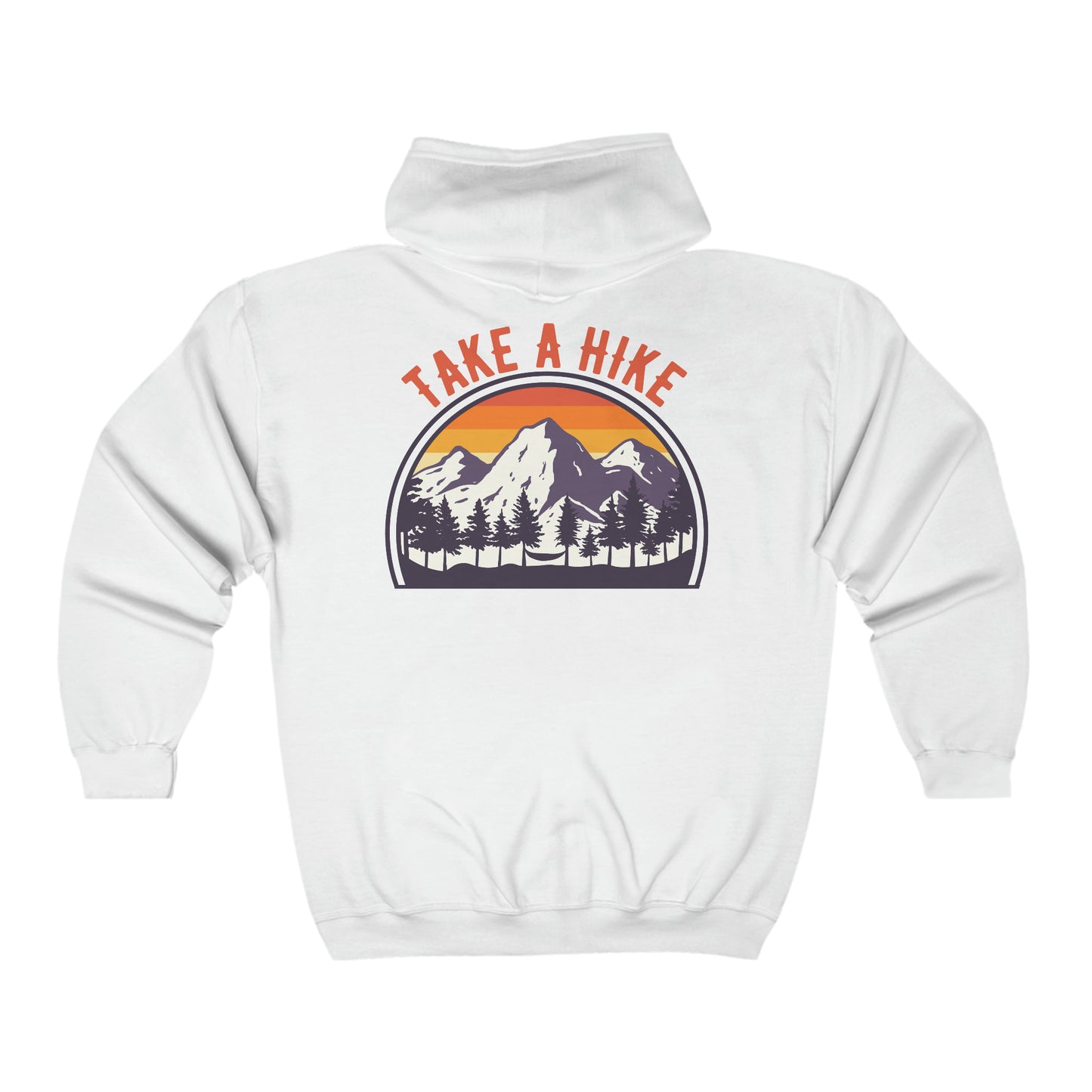 Take A Hike - Unisex Full Zip Hooded Sweatshirt