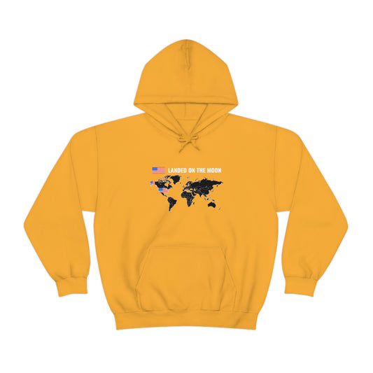 Landed On the Moon - Unisex  Hooded Sweatshirt