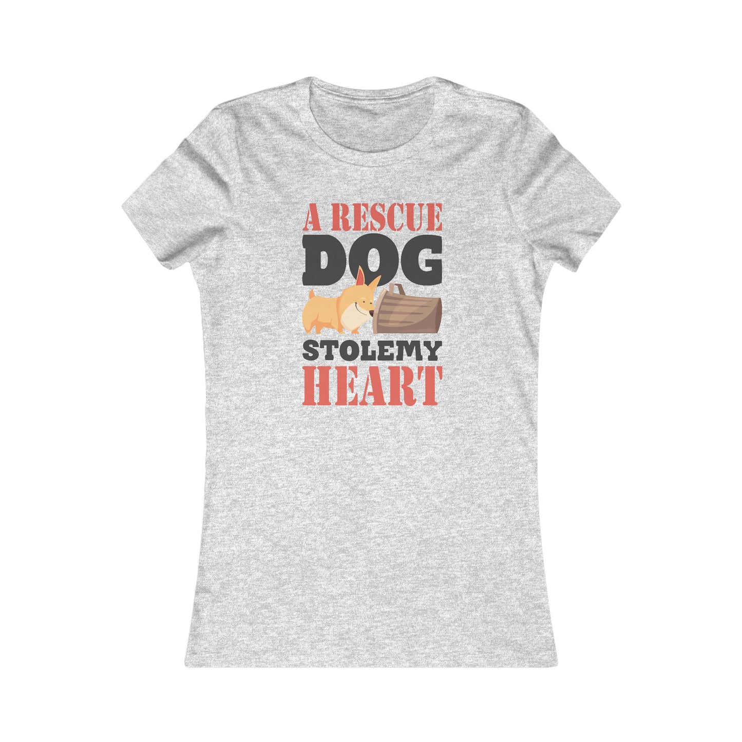 A Rescue Dog Stole My Heart - Women's Tee